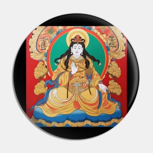 Bishamon Japanese drawing Pin