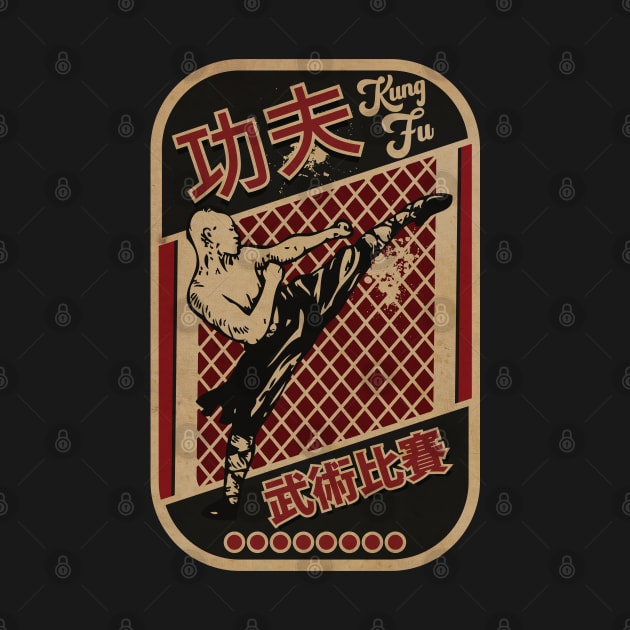 Kung Fu Vintage Tournament by CTShirts