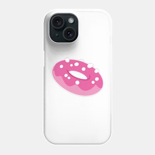 pink doughnut Phone Case