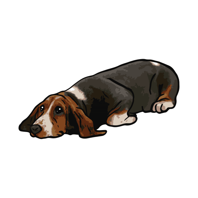 Basset Hound Dog by PetinHeart