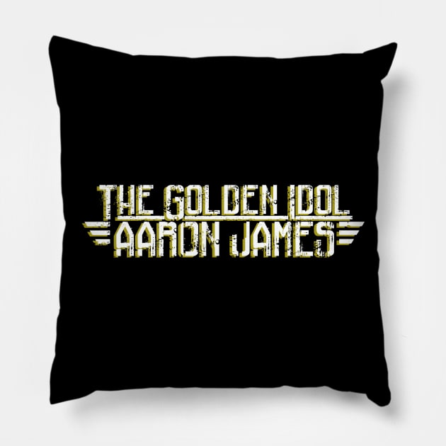 The golden Idol Aaron James Pillow by AaronIdol