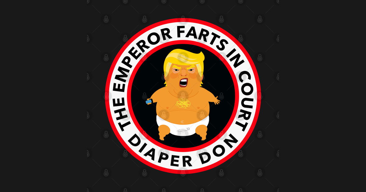 Diaper Don Farts in court Anti Trump T Shirt TeePublic