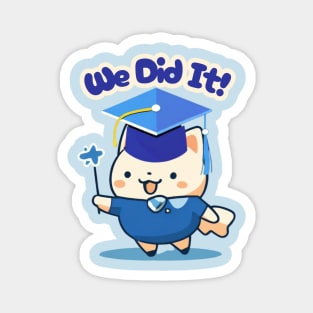 School's out, We Did It! Classof2024 graduation gift, teacher gift, student gift. Magnet