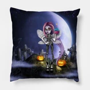 Gothic fairy and cupcake Pillow