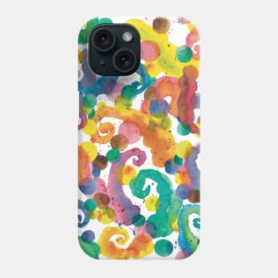 Watercolor Abstract Pattern Phone Case