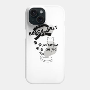 Black Belt Cute Cat | Karate Shirt Phone Case