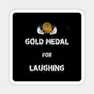 Gold Medal for Laughing Award Winner 3D Magnet