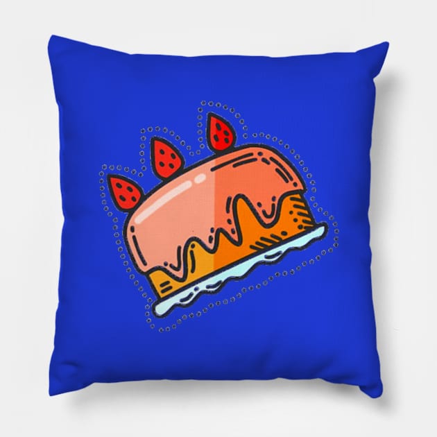 strawberry shortcake Pillow by M_Mary