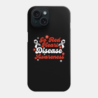 Go Red Heart Disease Awareness CHD Womens February Wear Red Phone Case