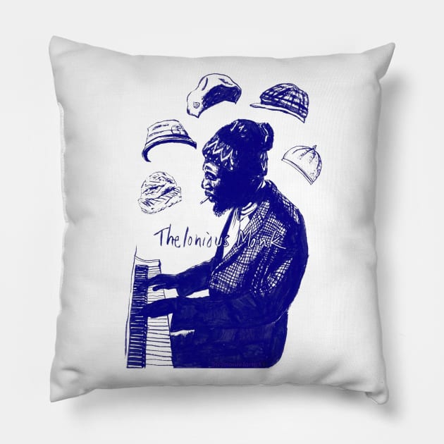 Monk Pillow by annacwener