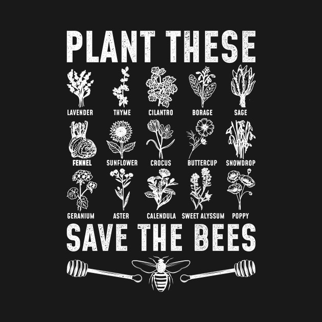 Gardening Gardener Garden Save The Bees Environmentalist by merchmafia