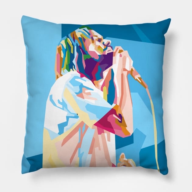 Kevin Parker in WPAP Pillow by smd90
