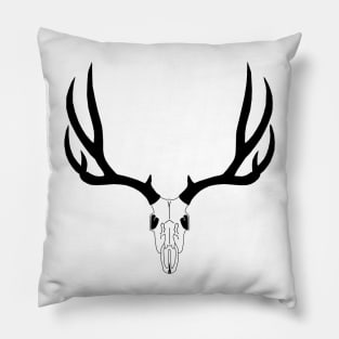 Deer Skull Pillow