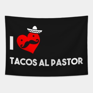 I Love Tacos Al Pastor Tapestry