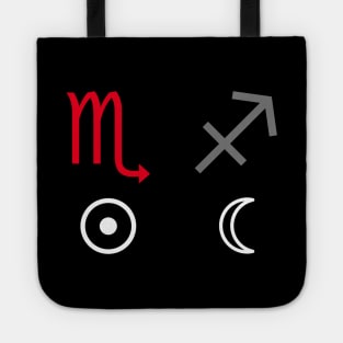 Scorpio Sun Sagittarius Moon Zodiac Sign Tote