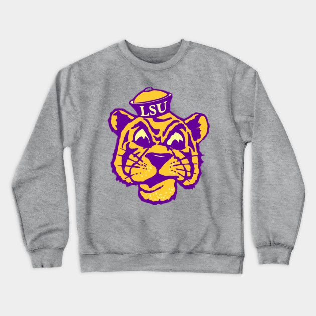 Lsu Tigers Retro Lsu Crewneck Sweatshirt Teepublic