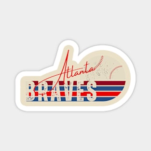 atlanta braves baseball Magnet