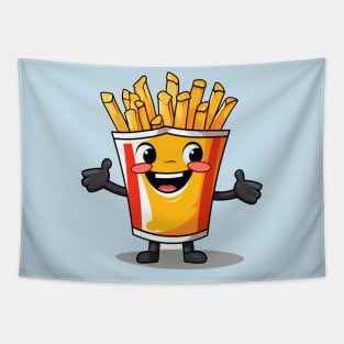 kawaii french fries T-Shirt cute potatofood Tapestry