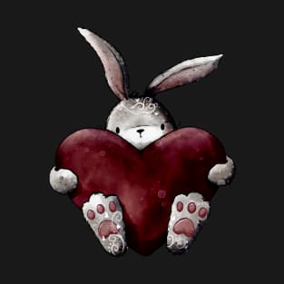 Gothic Emo Love Bunny T-Shirt