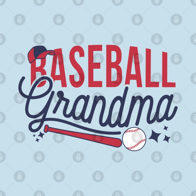 Baseball Grandma by Illustradise