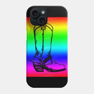 Western Era - Cowboy Boots 2 Phone Case