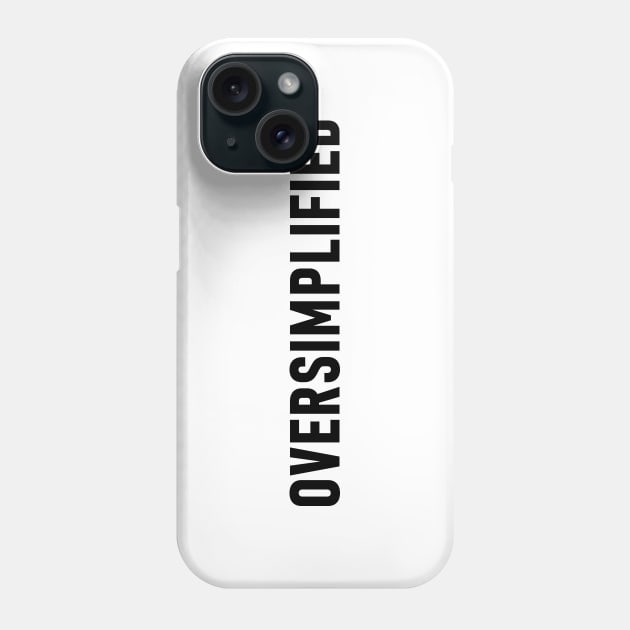 Oversimplified Phone Case by Lasso Print