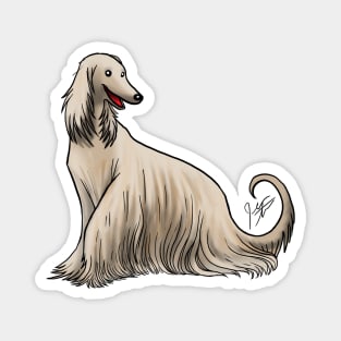 Afghan Hound Tan Magnet