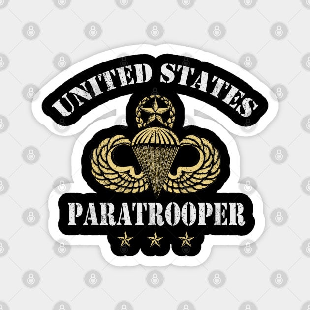 United States Paratrooper Airborne Veterans Gift Magnet by floridadori