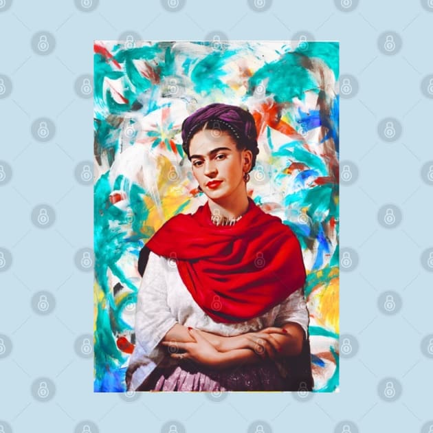 Frida Kahlo Colorful by FridaBubble