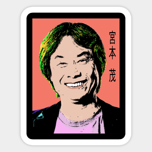 Shigeru Myamoto POP #2 - Nintendo - Sticker