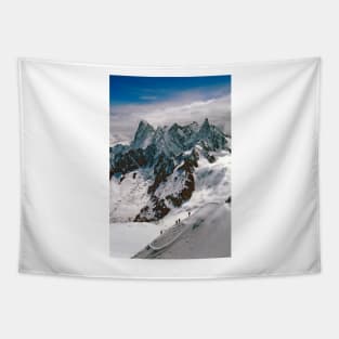 Chamonix Aiguille du Midi Mont Blanc Massif French Alps France Tapestry