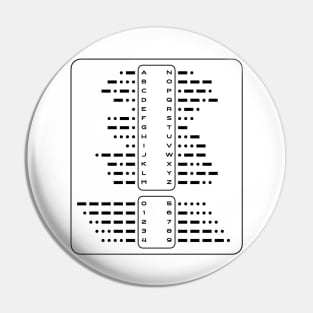 Morse Code Pin