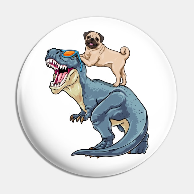 The T-Rex Rider Pin by GoshWow 
