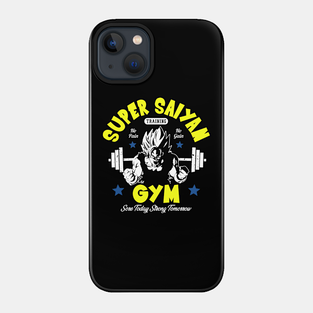 Super Saiyan Gym - Gym - Phone Case