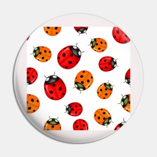 Ladybird design for apparels and products Pin