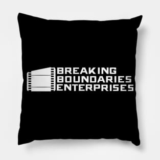 BBE White Logo Pillow