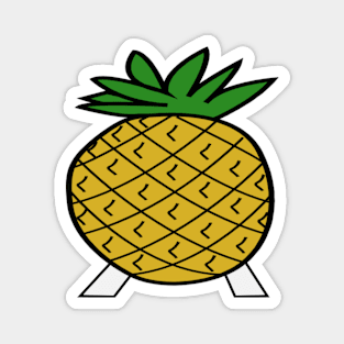 Small Spaceship Earth Pineapple Magnet