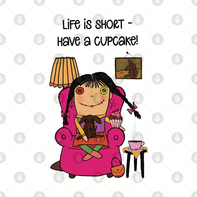 Life is short - have a cupcake, rugdoll Optimistic Olive enjoys a cupcake during quarantine by marina63