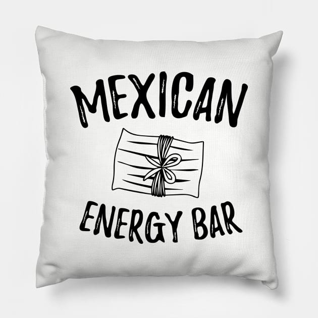 Mexican energy bar Pillow by verde