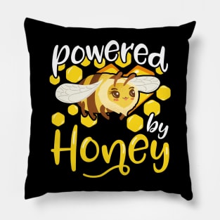 Powered By Honey Beekeeper Pillow