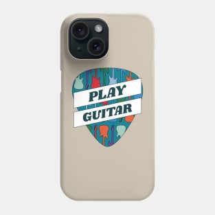 Play Guitar Guitar Pick Phone Case