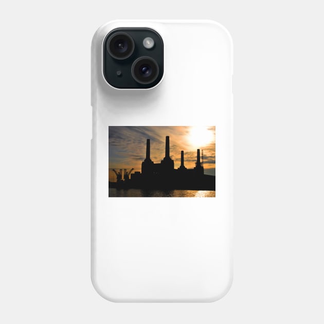Battersea Power Station River Thames London Phone Case by AndyEvansPhotos