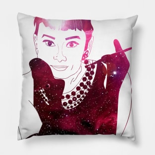 Breakfast at Tiffanys Pink FanArt Pillow