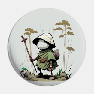 Wandering Samurai through the forest Pin