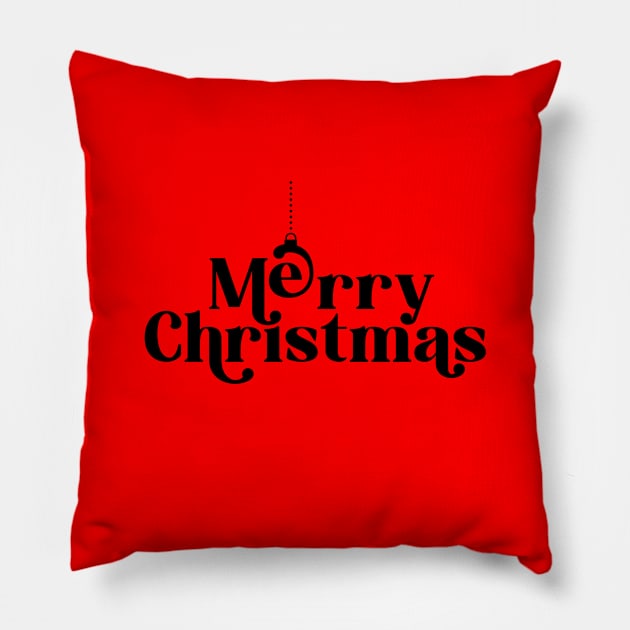 Merry Christmas Feliz Navidad Pillow by cariespositodesign