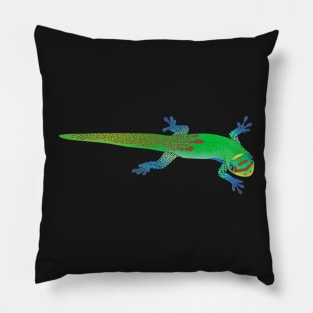 Gold Dust Day Gecko Pillow