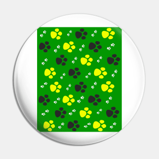 Irish Animal Paws Pin