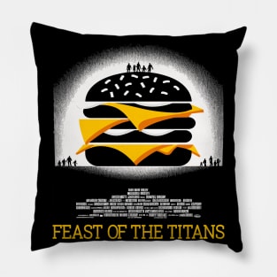 Feast Of The Titans - Epic Cheeseburger Pillow