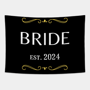 bride to be - to be bride est 2024 Tapestry