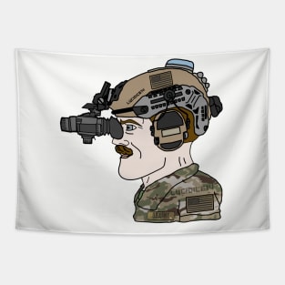 US Army Chad with Night Vision Tapestry